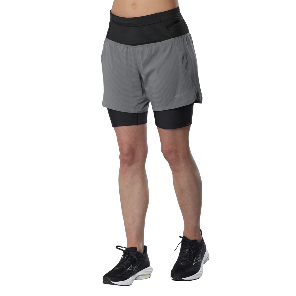 Mizuno Trail Multipocket2in1Short(W) Lava Smoke