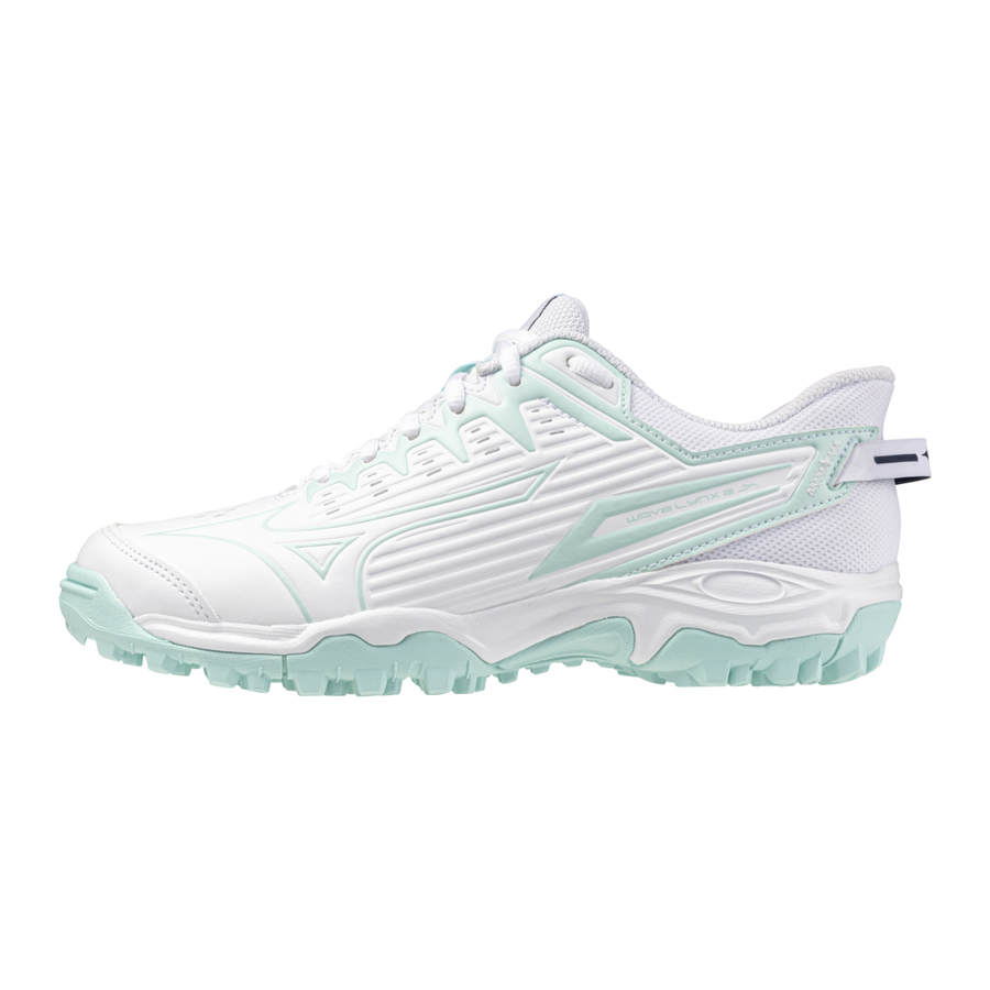 Mizuno WAVE LYNX 2 Jr. White/Blue Tint