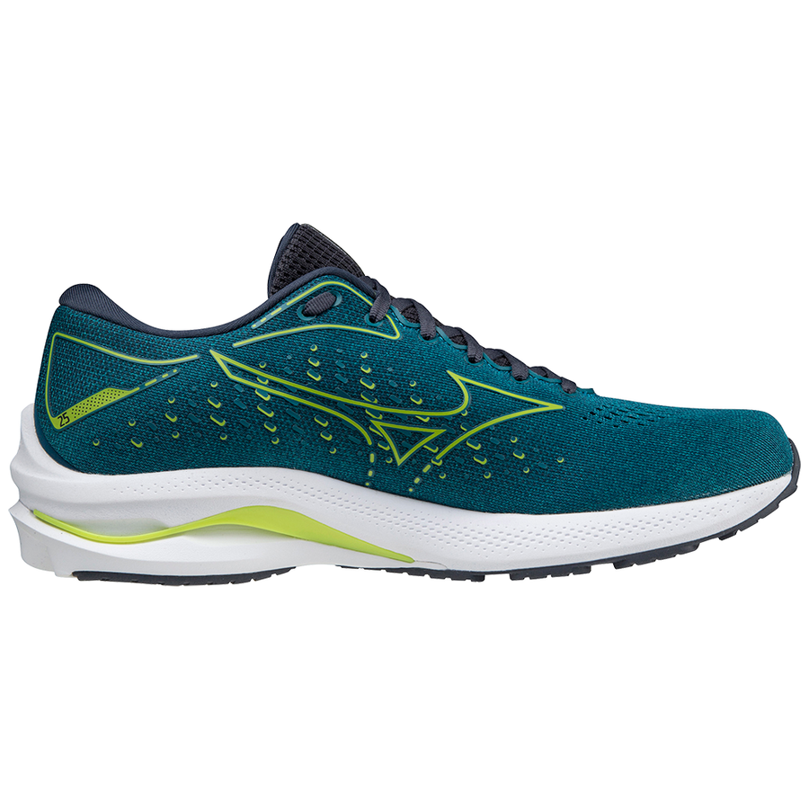Mizuno Wave Rider 25 HarborBlue/LimeGreen/IIn