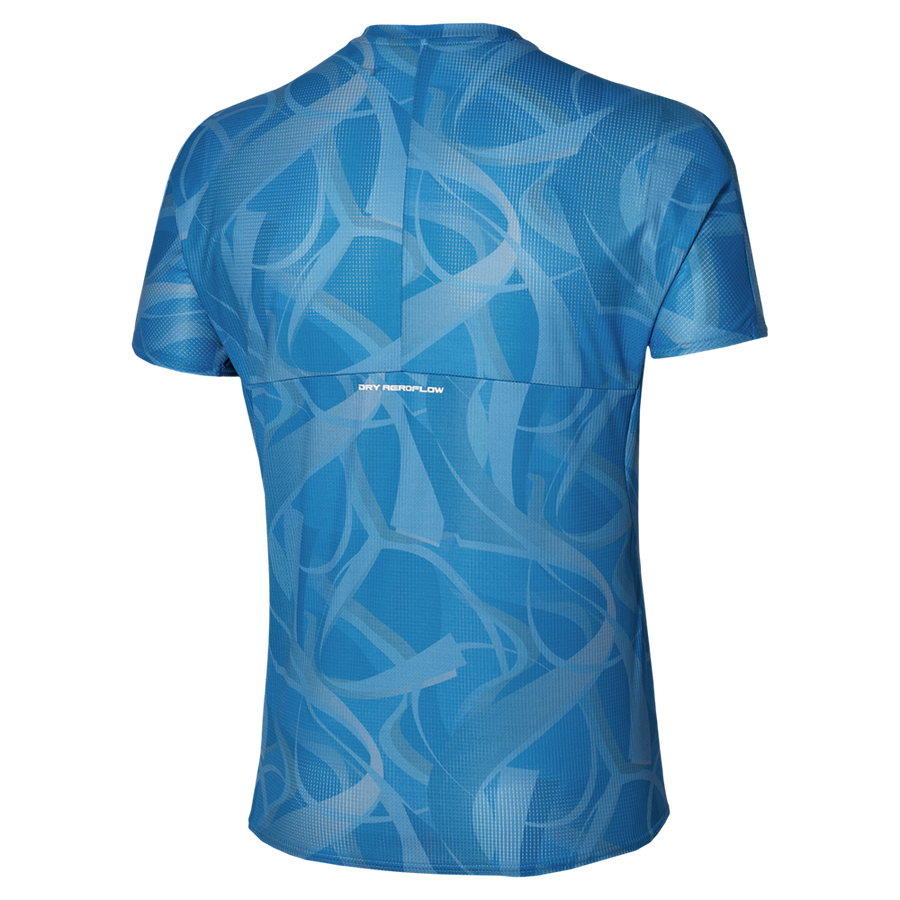 Mizuno PARIS DRYAEROFLOW T-SHIRT Parisian blue