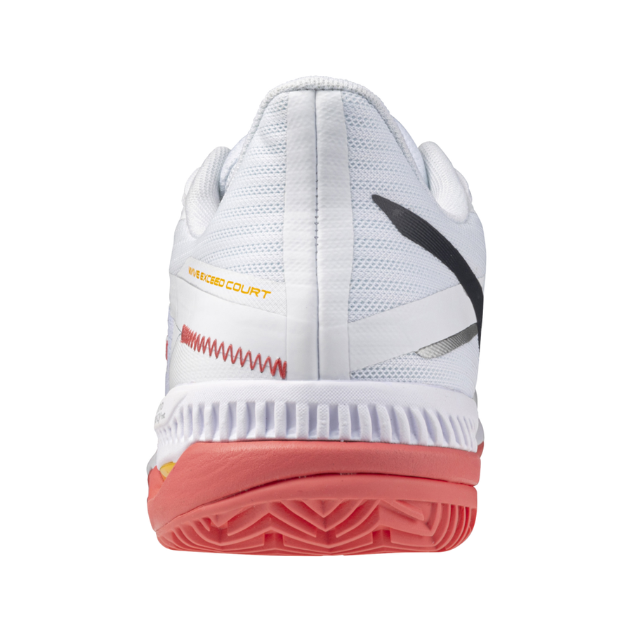 Mizuno WAVE EXCEED COURT CC White/Calypso Coral/Citrus