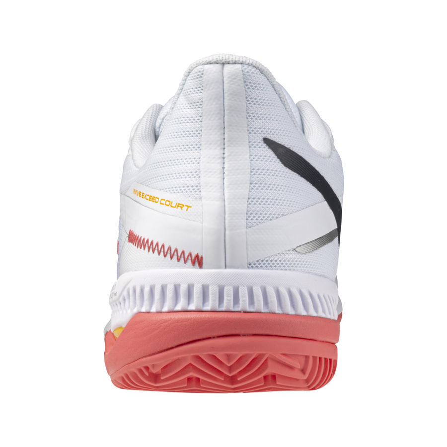 Mizuno WAVE EXCEED COURT CC White/Calypso Coral/Citrus