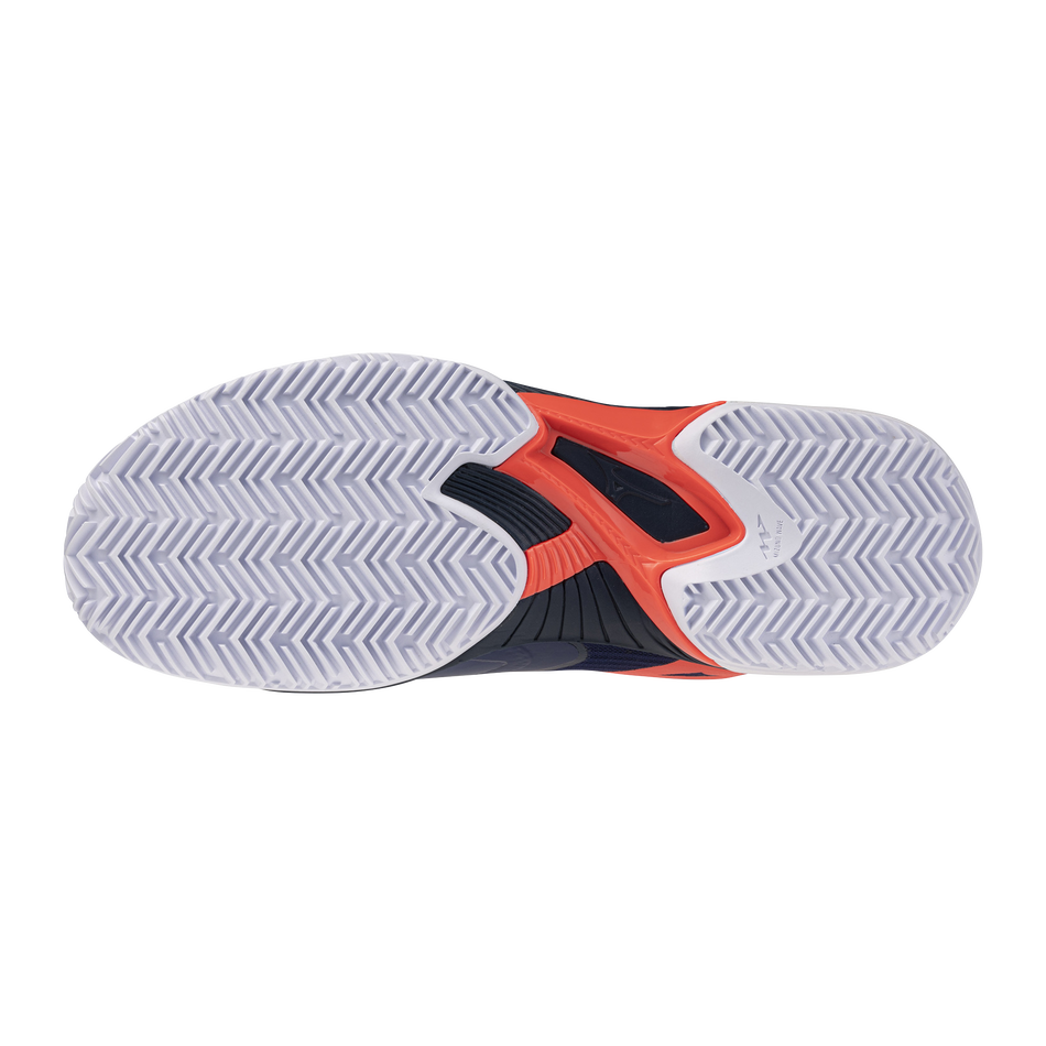 Mizuno WAVE EXCEED COURT CC Beacon Blue/lava Orange/white
