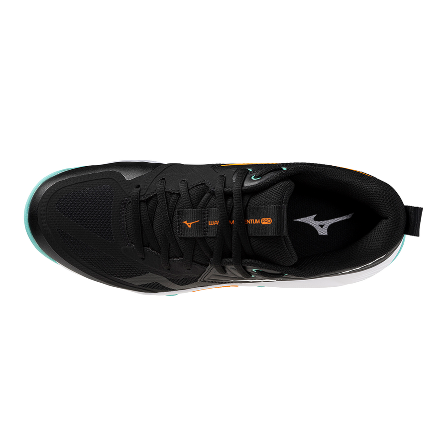 Mizuno WAVE MOMENTUM PRO Black/Tangelo/Ice Green