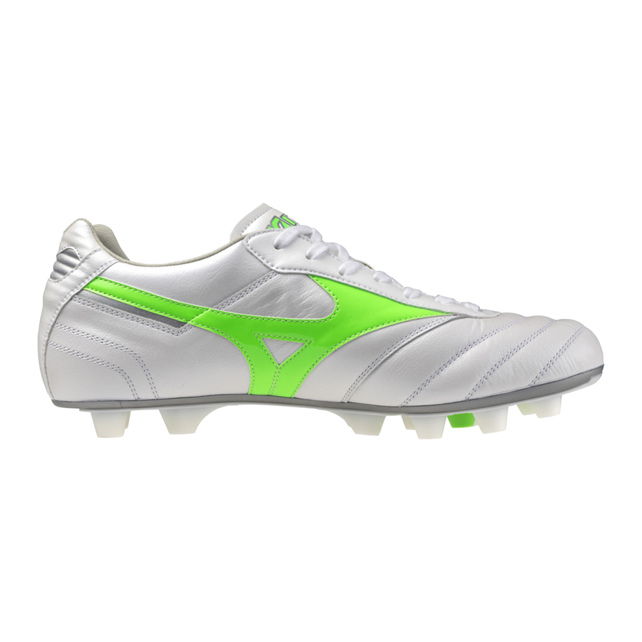 Mizuno MORELIA II ELITE White/neon green/galaxy silver