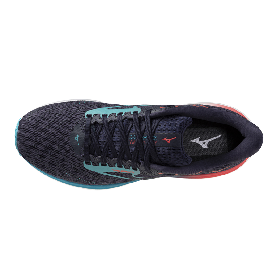 Mizuno WAVE RIDER 29 Odyssey Gray/Capri Breeze/Calypso Coral