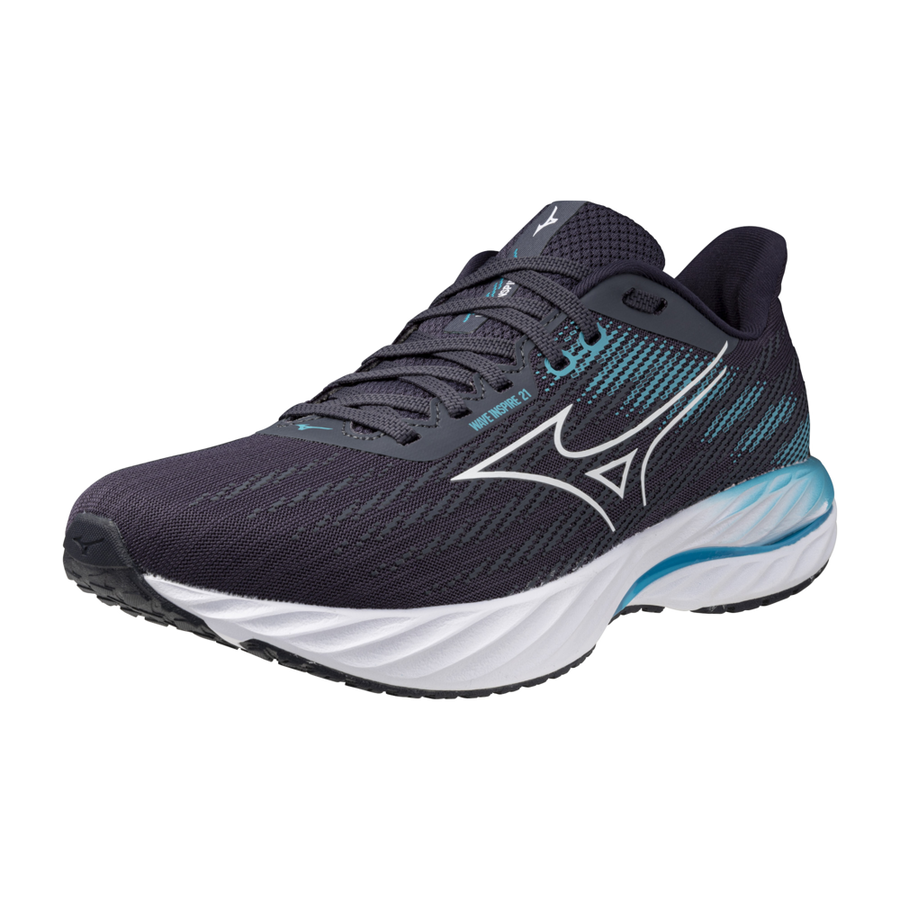 Mizuno WAVE INSPIRE 21 Odyssey Gray/White/Capri Breeze