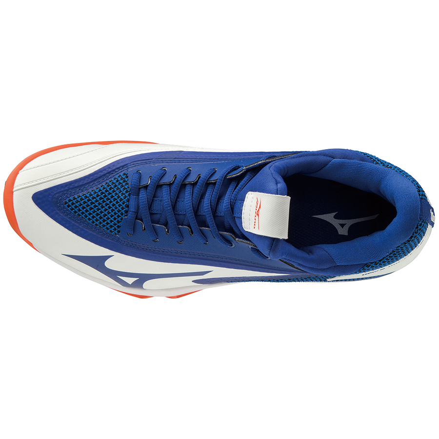 Mizuno WAVE IMPULSE AC White/RBlue/Nasturtium
