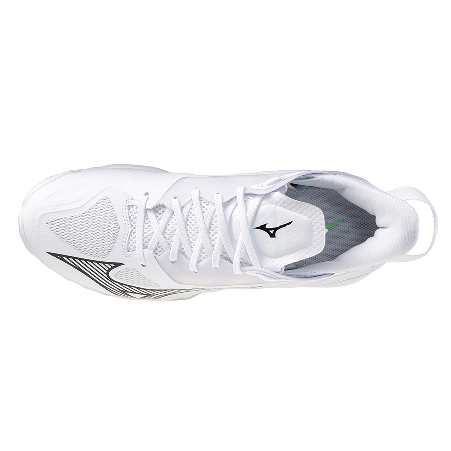 Mizuno WAVE MIRAGE 5 White/Black/Frozen Emerald
