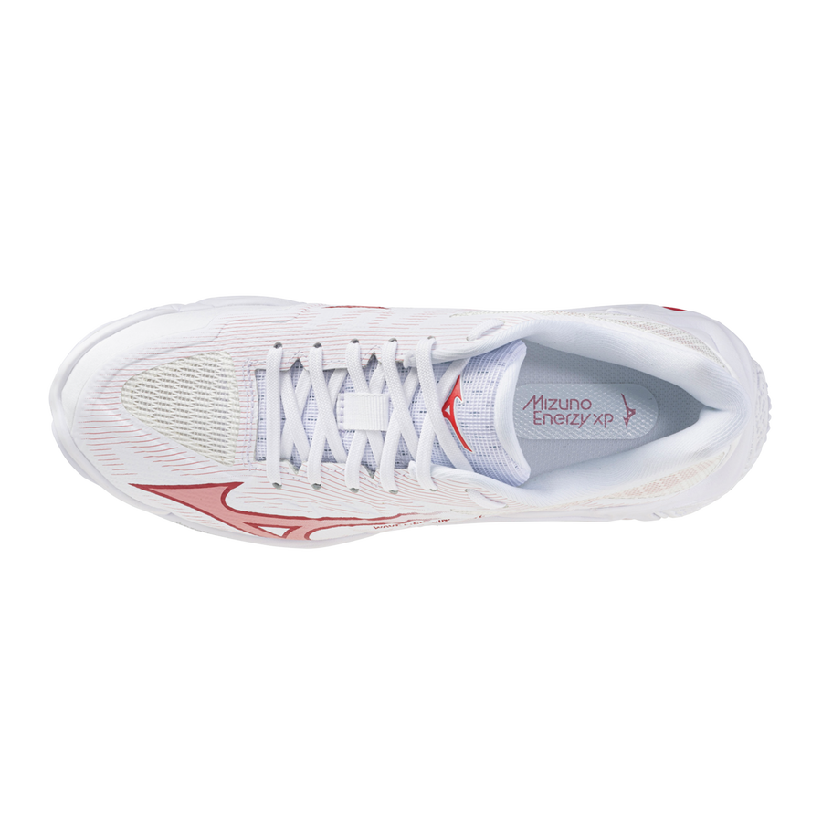 Mizuno WAVE LIGHTNING ELITE White/Rose Elegance/Lava Falls