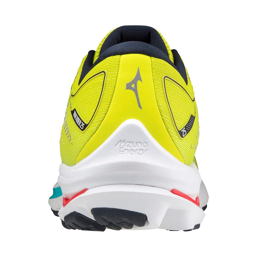 Mizuno Wave Rider 25 SLime/SkyCaptain/IRed