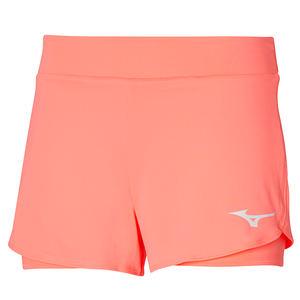 Camisola Mizuno Impulse Core I alças rosa mulher - Women's shorts Mizuno  high - kyu
