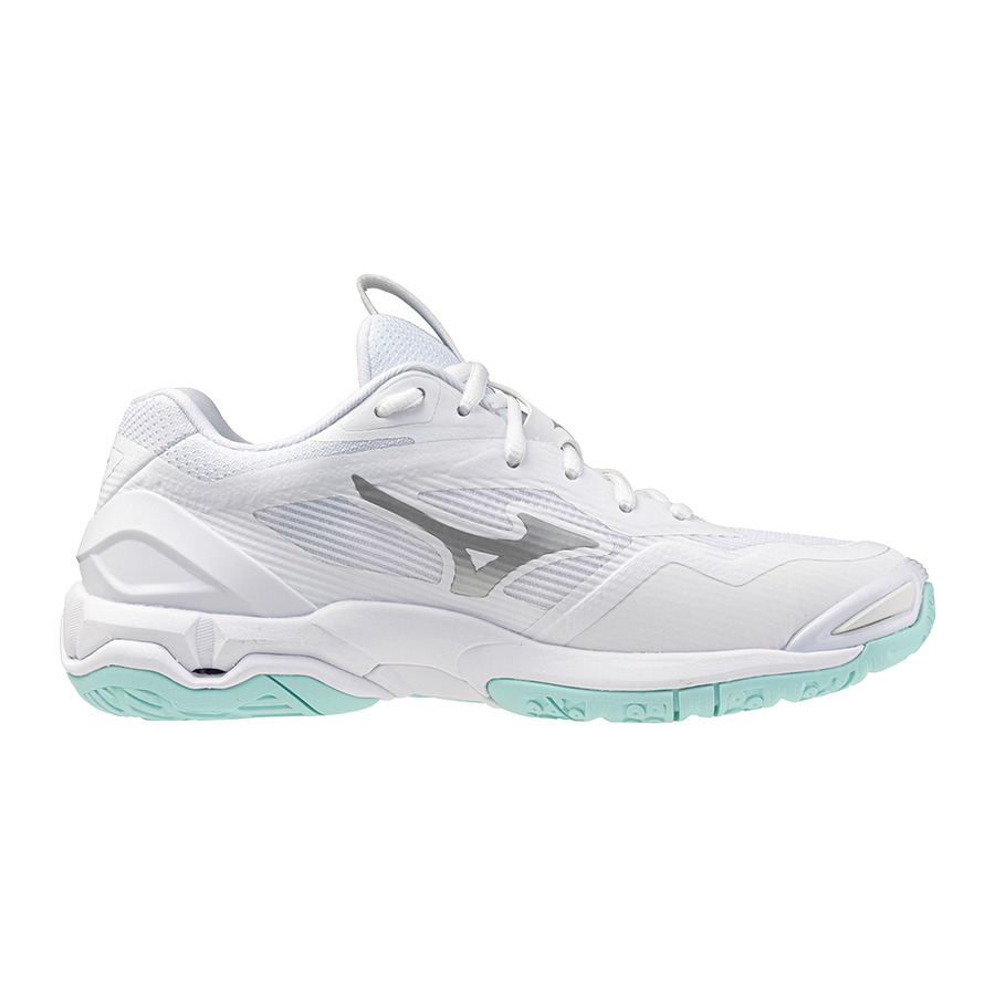 Mizuno WAVE STEALTH 6 White/Blue Tint