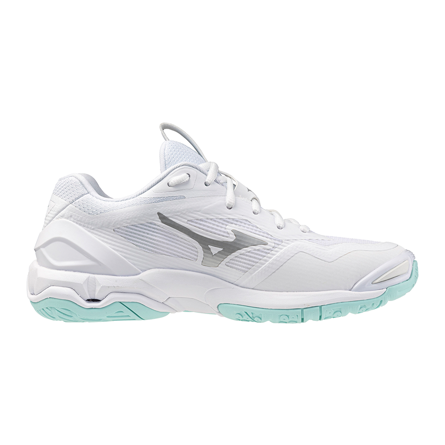 Mizuno WAVE STEALTH 6 White/Blue Tint