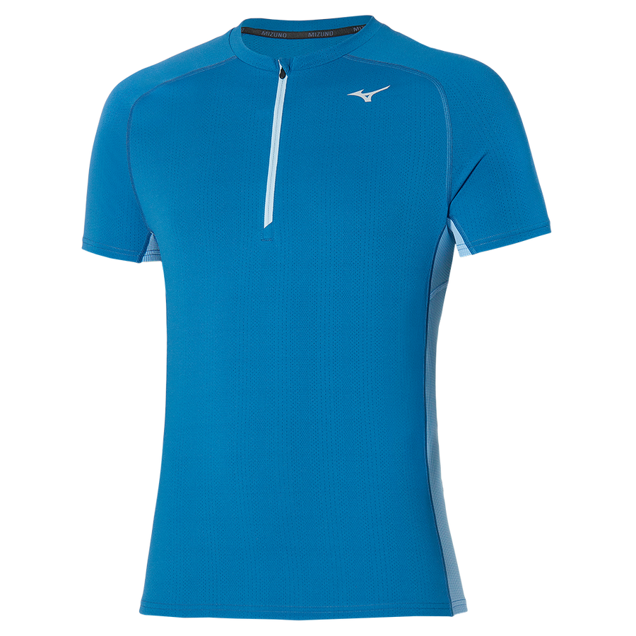 Mizuno Trail DryAeroFlow HZ Tee Federal Blue / Cerulean