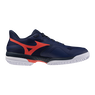 Mizuno WAVE EXCEED COURT CC Beacon Blue/lava Orange/white