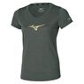 Mizuno Core runbird short sleeve tee Forest night
