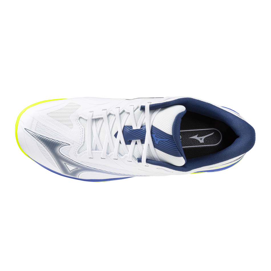 Mizuno WAVE EXCEED COURT CC White/Dazzling Blue/Lightning