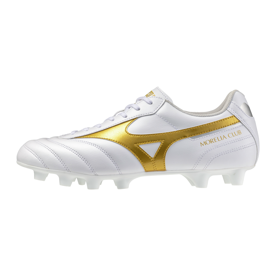 Mizuno MORELIA II CLUB White/Football Gold/Galaxy Silver