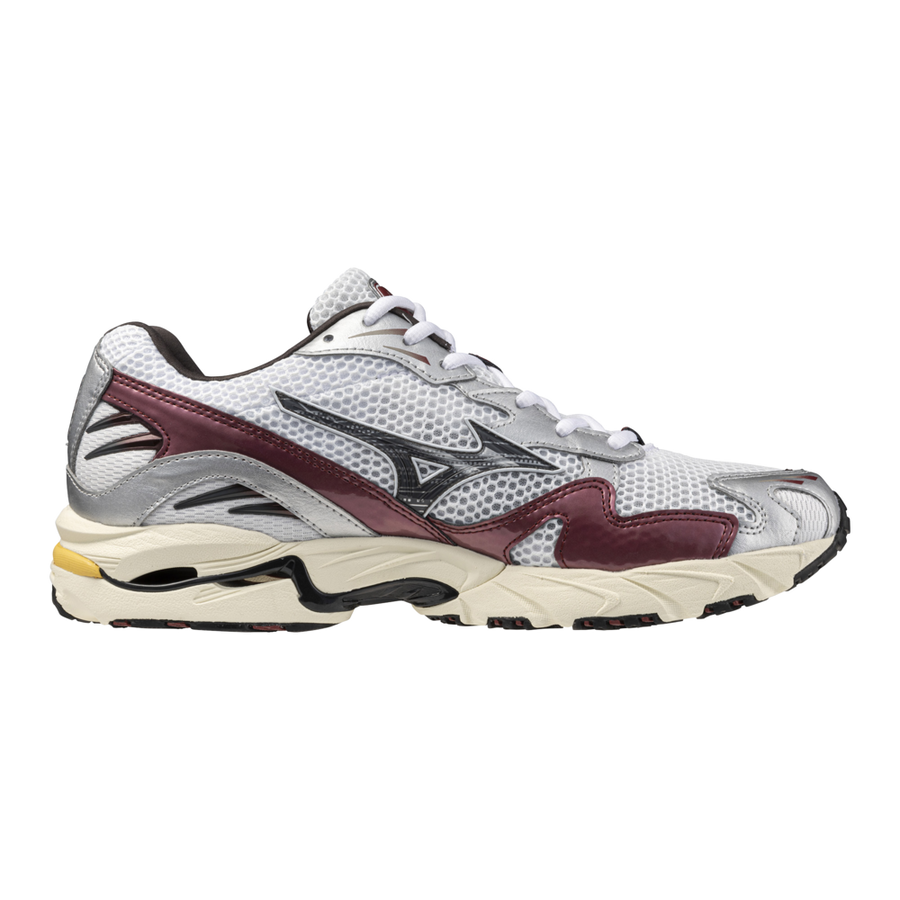 Mizuno WAVE RIDER 10 White/Black Sand/Syrah