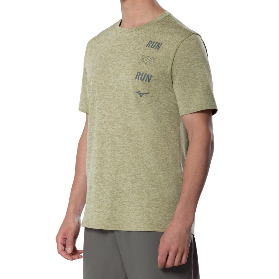 Mizuno Core Run Short Sleeve Tee(M) Elm