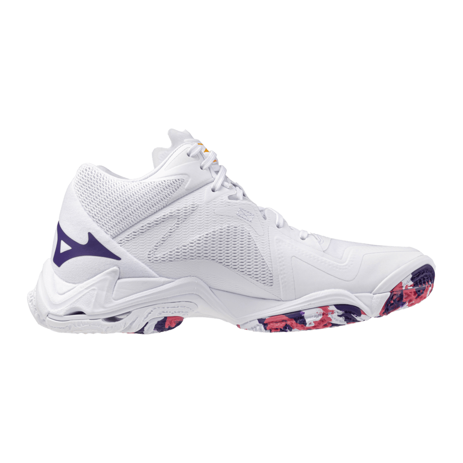 Mizuno WAVE LIGHTNING Z8 MID White/VioletIndigo/CamelliaRos