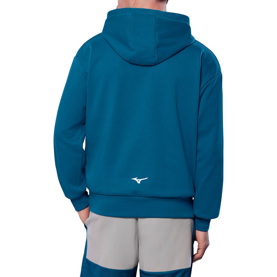 Mizuno Athletics Graphic Hoody Moroccan Blue