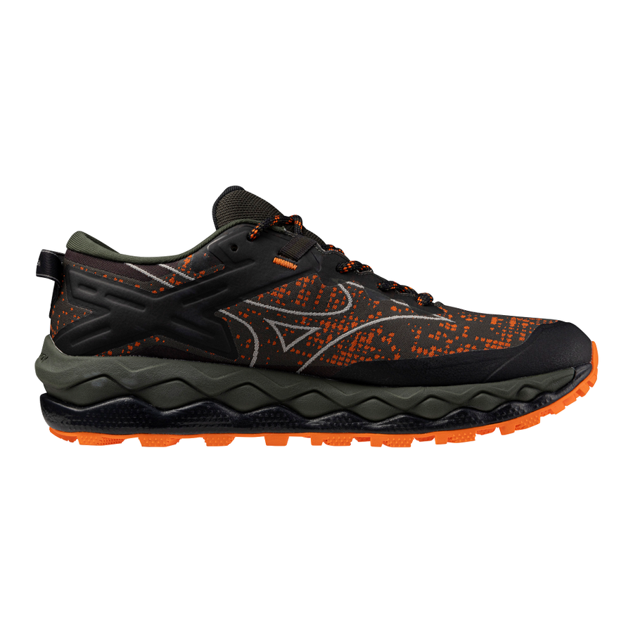 Mizuno WAVE MUJIN LS GTX MAHARISHI Vibrant orange/cool gray 3c/pine grove