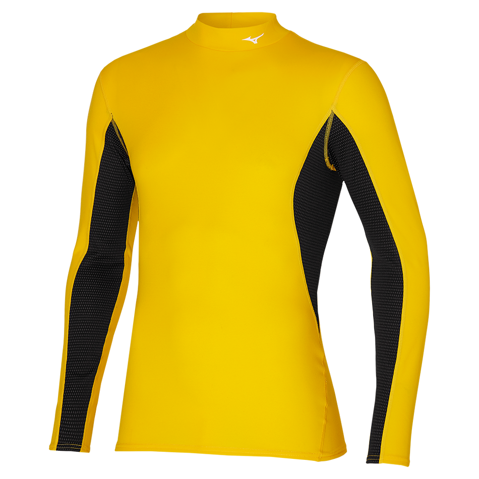 Mizuno Mid Weight High Neck Cyber Yellow