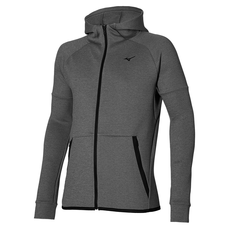 Mizuno RB Sweat jacket Gray Melange