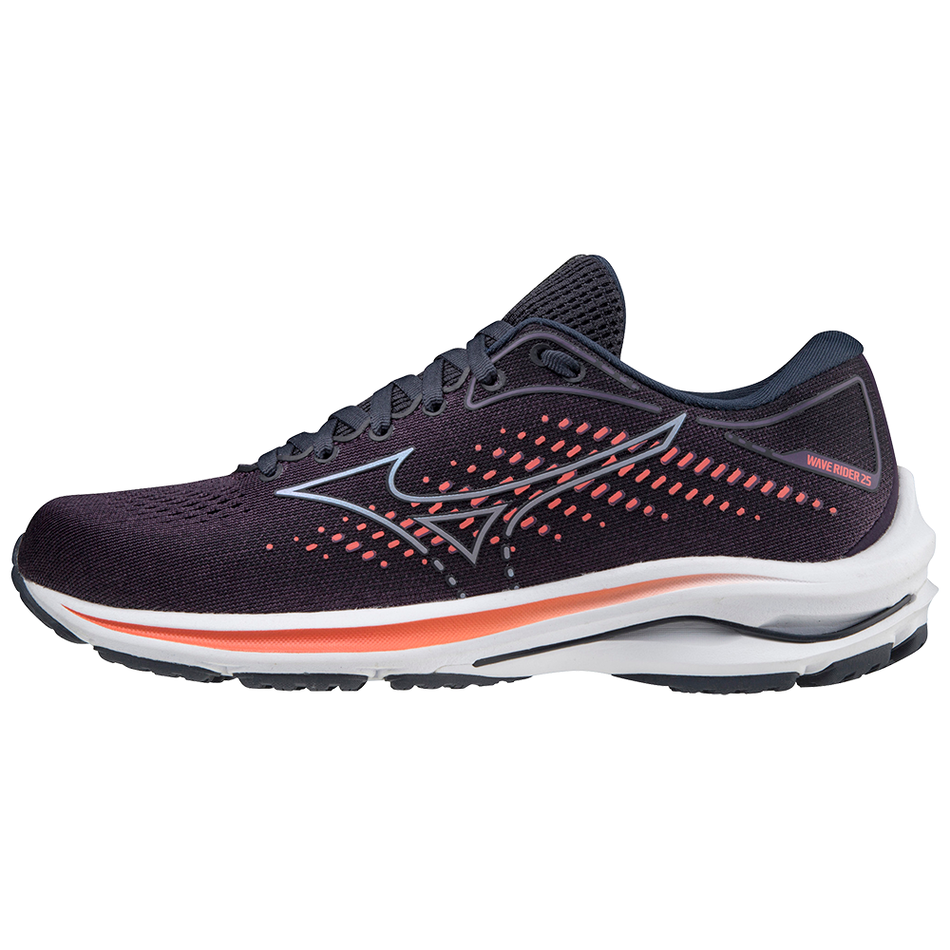 Mizuno Wave Rider 25 MGrape/DGray/LivingCoral