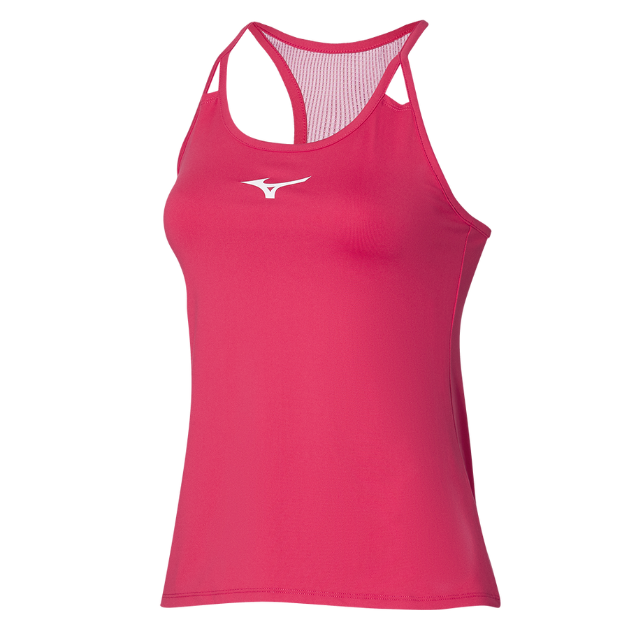 Mizuno Printed Tank Rose Red