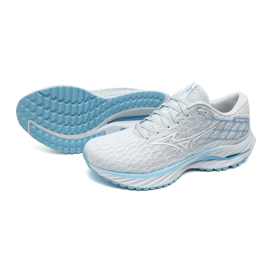 Mizuno WAVE INSPIRE 20 Plein air/white/river blue