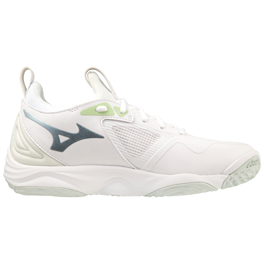 Mizuno WAVE MOMENTUM 3 White/GRidge/PatinaGreen