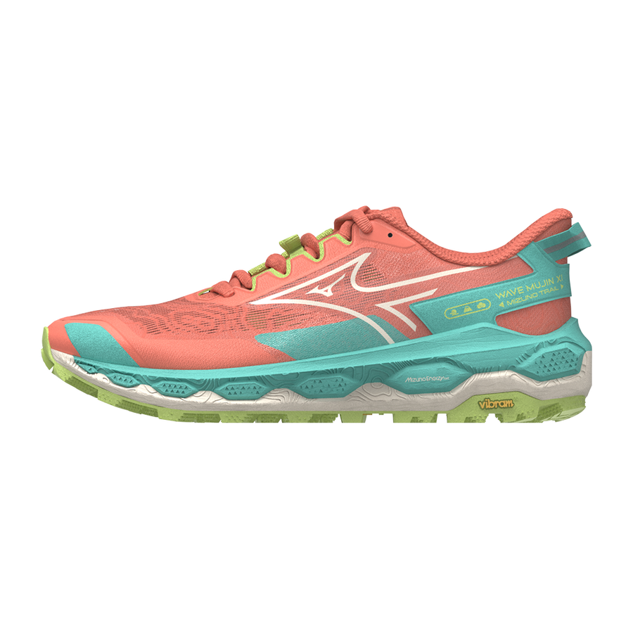 Mizuno WAVE MUJIN 11 Fresh Salmon/Pristine/Sharp Green