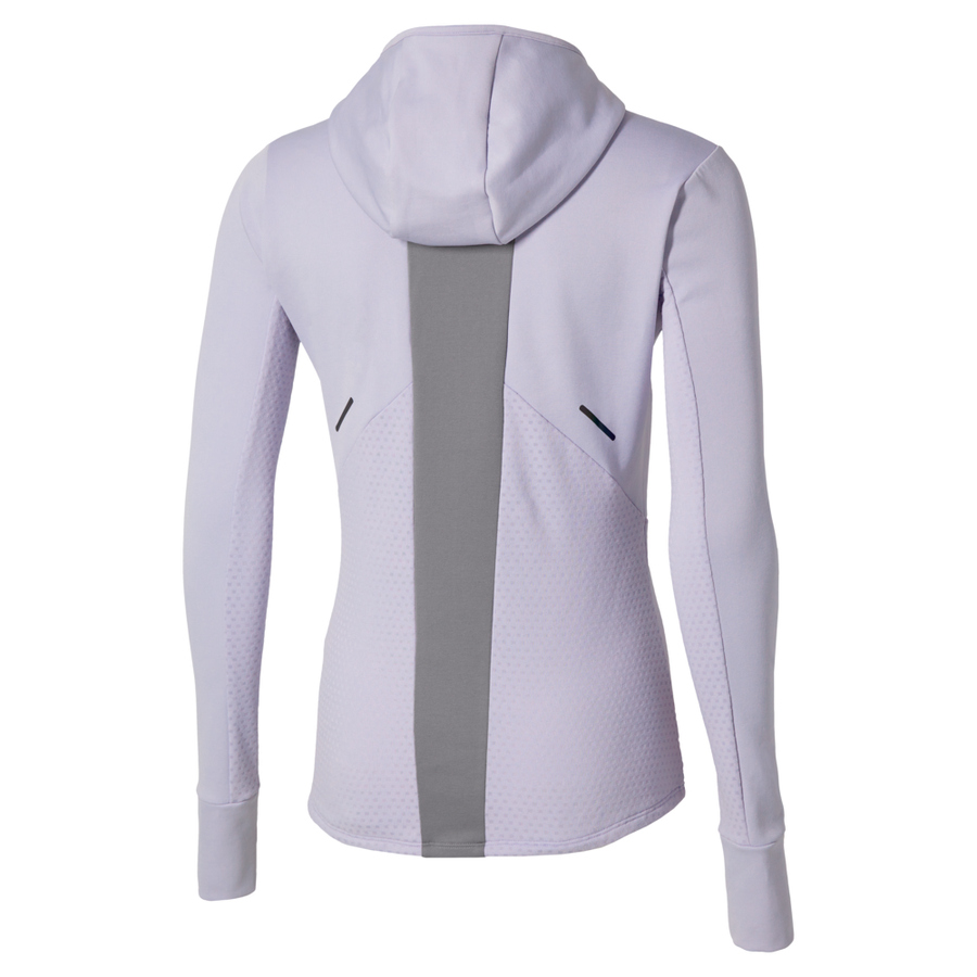 Mizuno Active Warmalite Hooded Long Sleeve Top Icelandic Blue