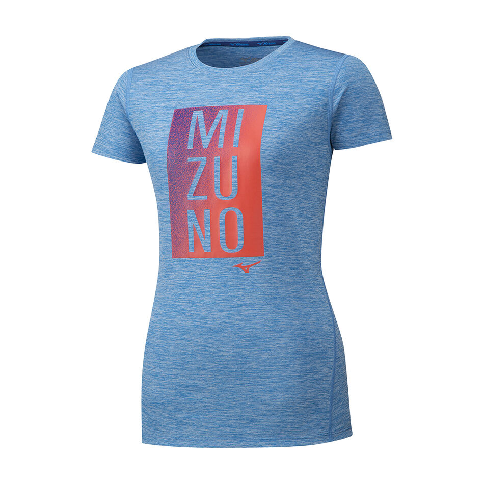 Mizuno Impulse Core Graphic Tee Brilliant blue