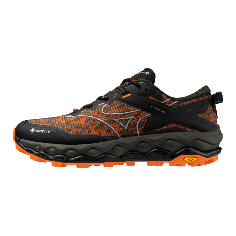 Mizuno WAVE MUJIN LS GTX MAHARISHI Vibrant orange/cool gray 3c/pine grove