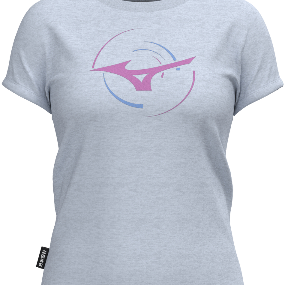 Mizuno Athletic RB T-shirt(W) ANCIENT WATER