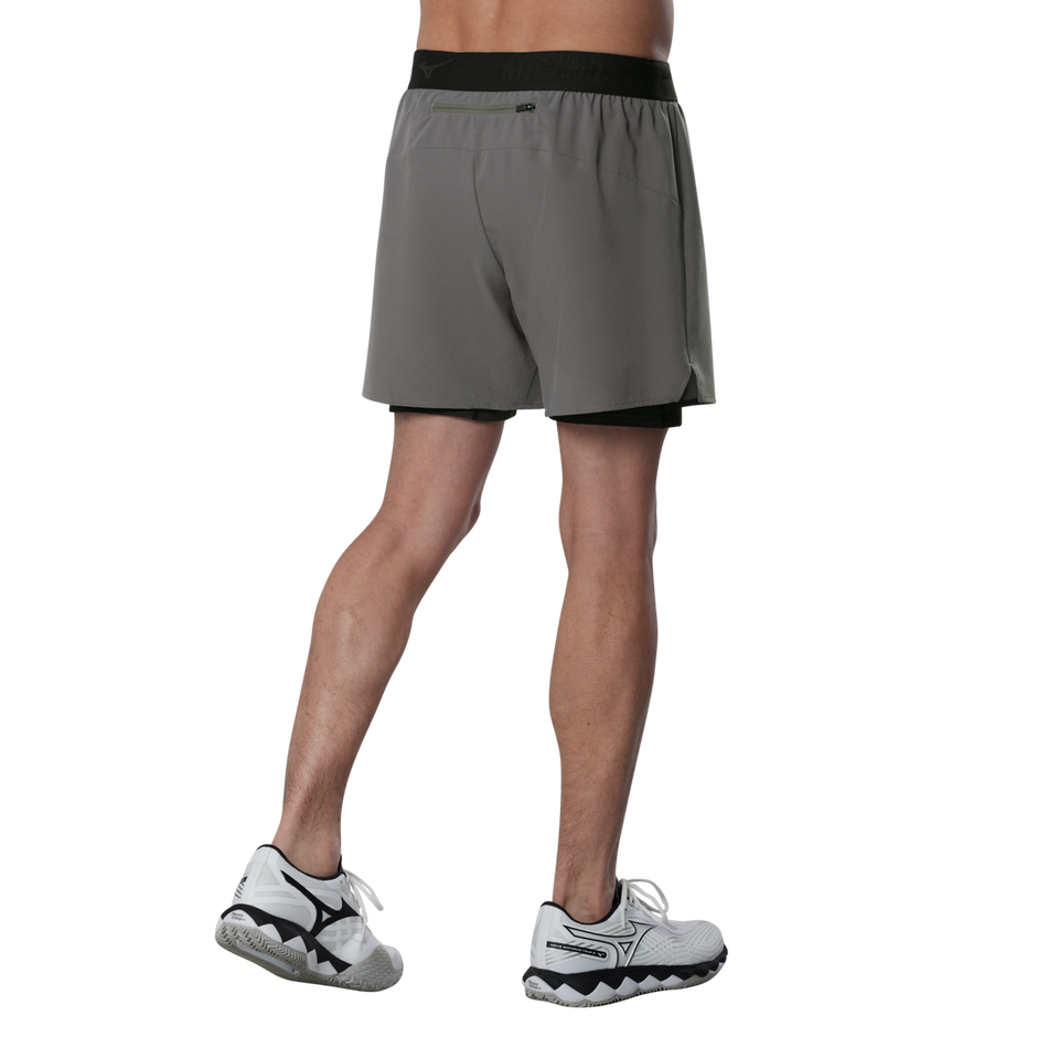 Mizuno Core 5.5 Inches 2in1 Short(M) Lava Smoke