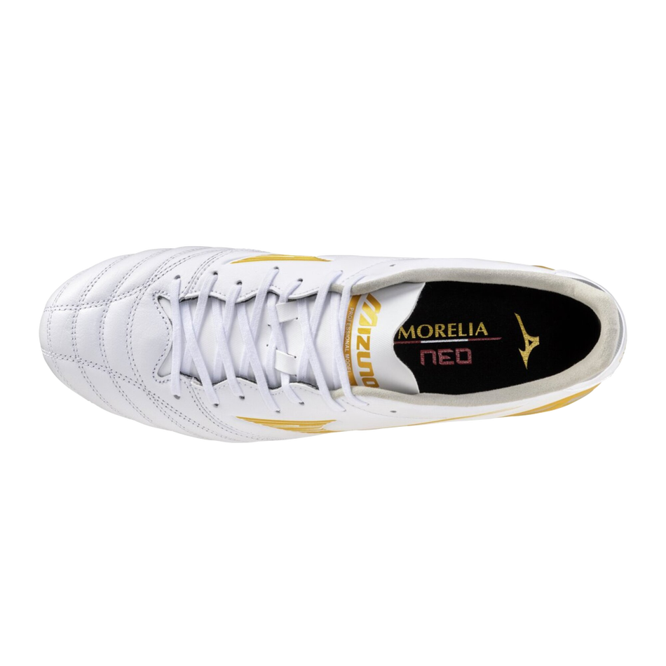 Mizuno MORELIA NEO IV PRO MIX White/MP Gold/Cool Gray 3C