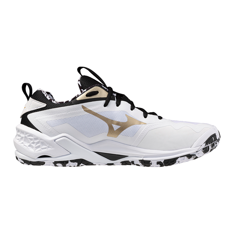 Mizuno WAVE STEALTH NEO 2 White/Black/GE Gold