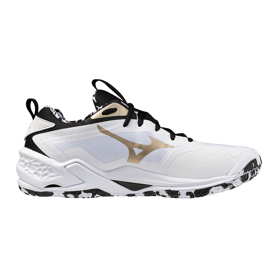 Mizuno WAVE STEALTH NEO 2 White/Black/GE Gold