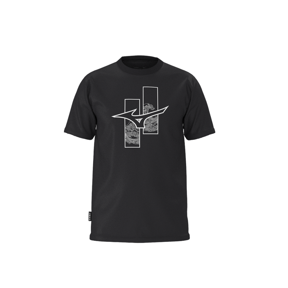 Mizuno Athleticwear runbird t-shirt Black