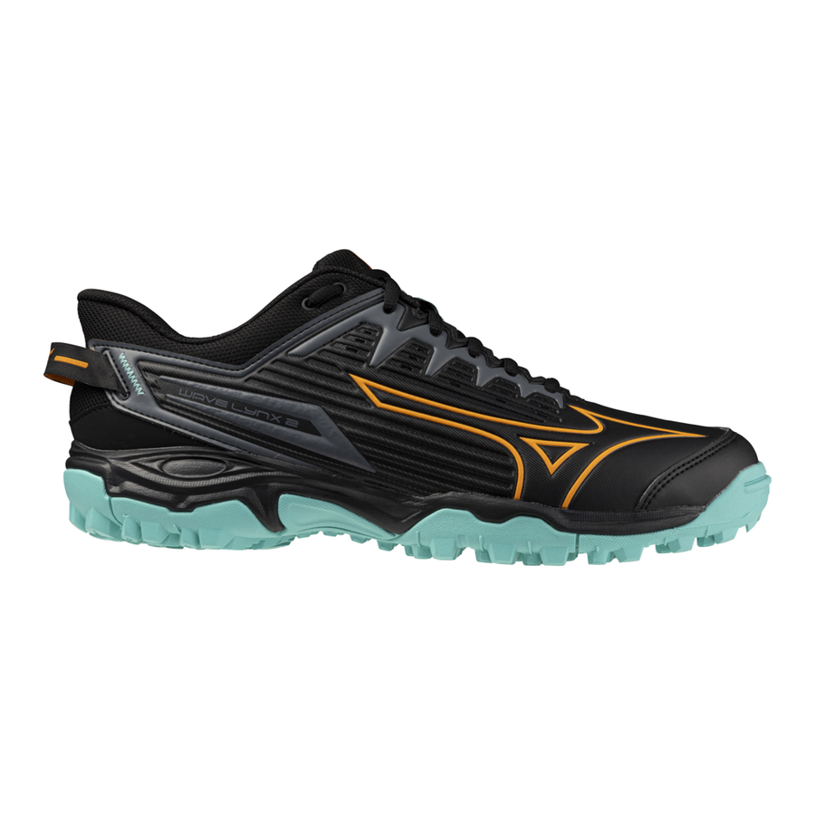 Mizuno WAVE LYNX 2 Black/Tangelo/Ice Green