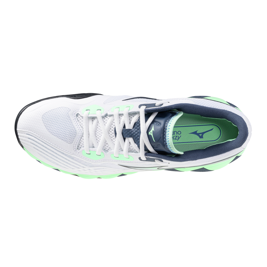 Mizuno WAVE ENFORCE TOUR 2 CC White/neo mint/vintage indigo Mizuno WAVE ENFORCE TOUR 2 CC White/neo mint/vintage indigo