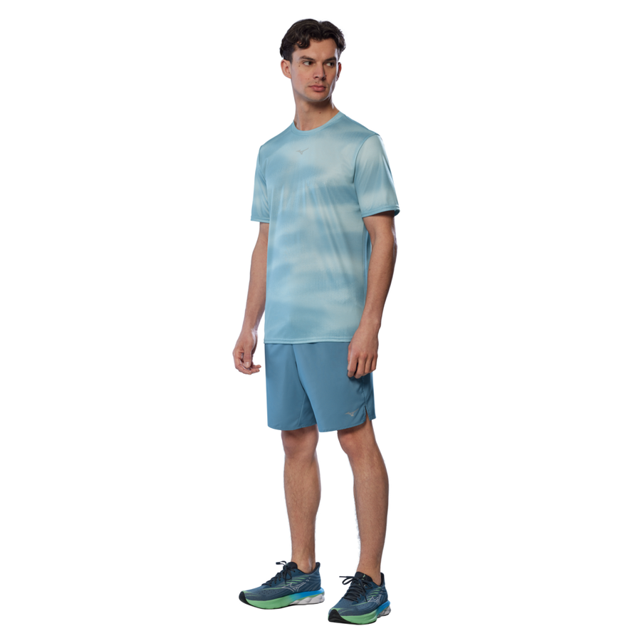 Mizuno CORE GRAPHIC T-SHIRT Cloud blue
