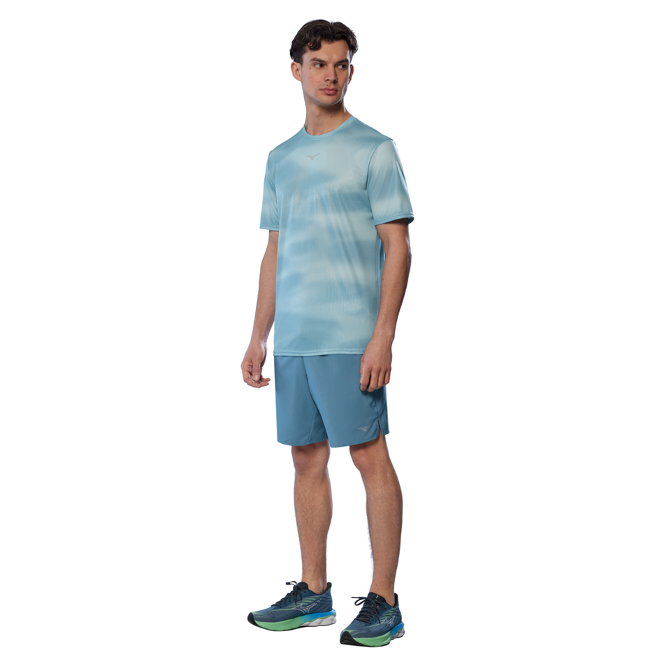Mizuno CORE GRAPHIC T-SHIRT Cloud blue