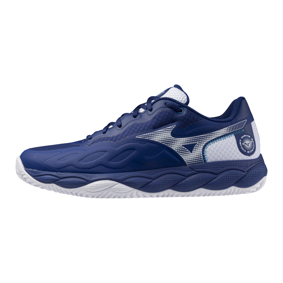 Mizuno WAVE ENFORCE COURT CC BellwetherBlue/White/FjordBlue