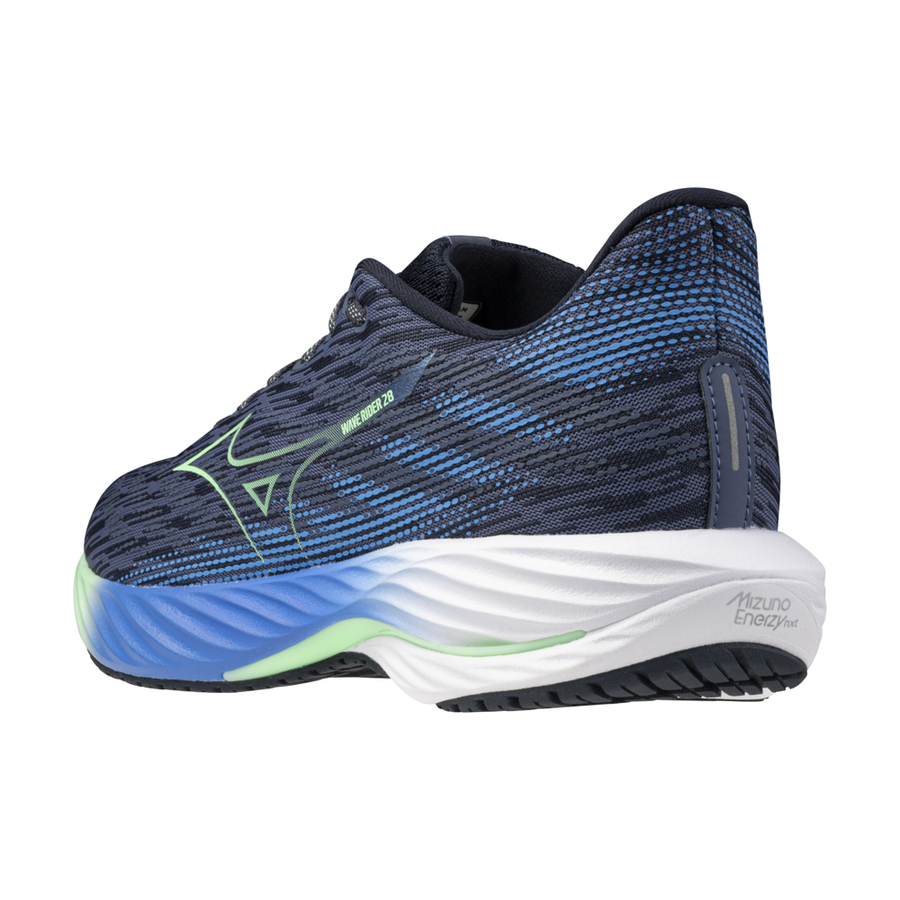 Mizuno WAVE RIDER 28 VintageIndigo/NeoMint/FrontBlu